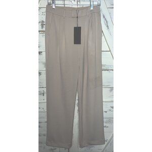 NWT CUTS Essential Pant in Beige Tan Quartz Women's Sz 8 Stretch High Rise